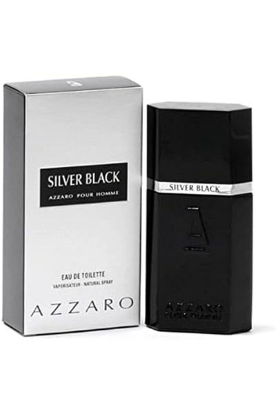 Azzaro Silver Black For Men 100ml - Eau De Toilette