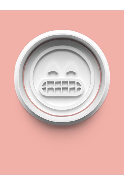 AKTASTORE قالب كوكيز إيموجي وقالب عجينة السكر