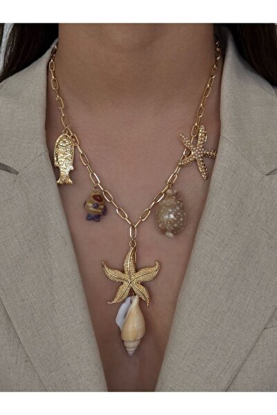 h&b design jewel Deniz Kabuklu Tasarım Kolye
