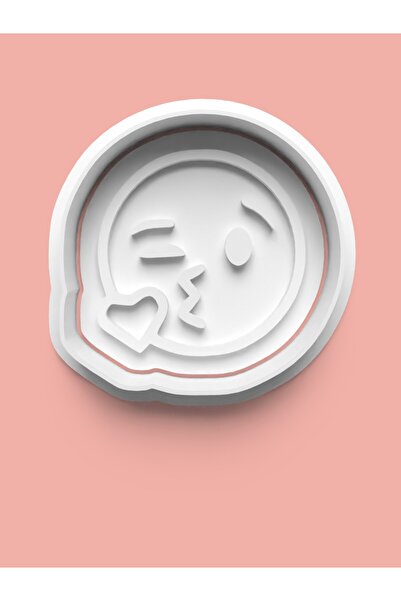 AKTASTORE قالب كوكيز إيموجي وقالب عجينة السكر