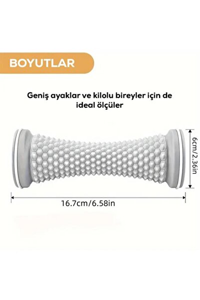 TeknoEser Ayak Masaj Silindiri - Derin Doku Masajı İçin Yüksek Performanslı Silindir