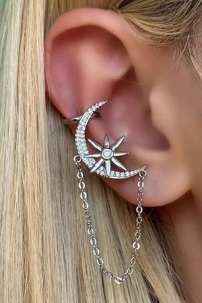 Mutenaura Luxury Imported Ear Cuff with Stone Detail