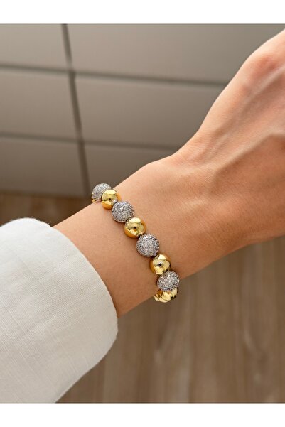 YOUES JEWELRY Xuping 14k Altın Renk Bileklik Renk Atmaz Kuyumcu Model Kadın Bileklik 1 Adet Bileklik