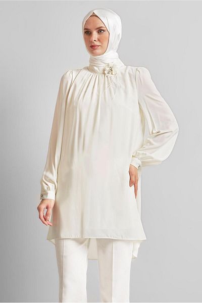 Alvina Brooch Detail Tunic 44590