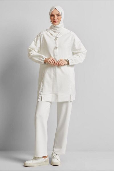 Alvina Hooded Tracksuit Tunic 45542