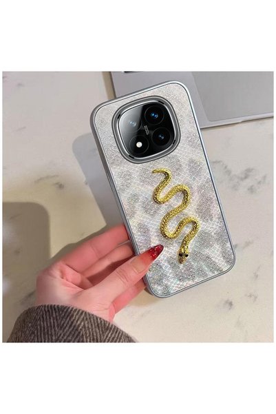 Zebana Xiaomi Redmi Note 14 Pro Plus 5g Compatible Case Zebana Golden Serpent...