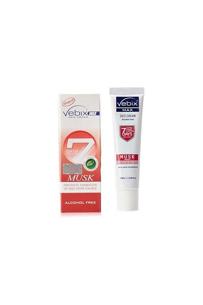 Vebix VEBIX DEO CREAM MUSK 25ML