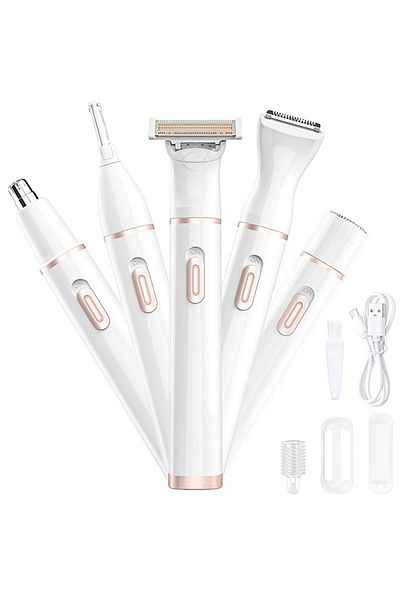 sharpdo Women's Shaver 5 in 1 Set, Bikini Leg Hair Trimmer