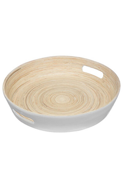 Five Simply Smart High-Quality Round Bamboo Tray
