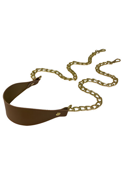 EleganTShoP Δερμάτινη λαβή τσάντας με αλυσίδα 107 εκ. UN107