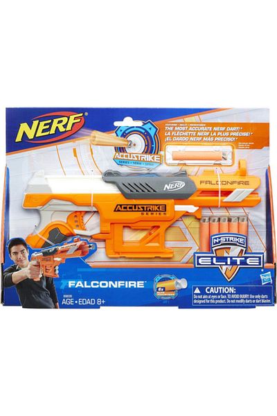 Hasbro Nerf N-Strike AccuStrike Series Blaster, Falconfire with 6 projectiles