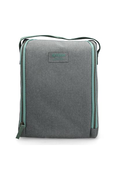 Smash Single Compartment Zipper Closure Lightweight and Durable Lunch Bag Grey