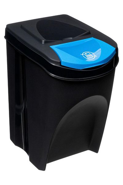 Five Simply Smart 3-Piece High Quality Polypropylene Sorting Dustbin Set