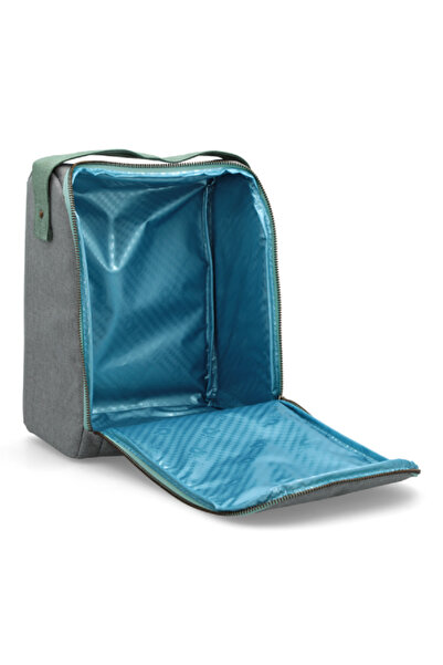 Smash Single Compartment Zipper Closure Lightweight and Durable Lunch Bag Grey