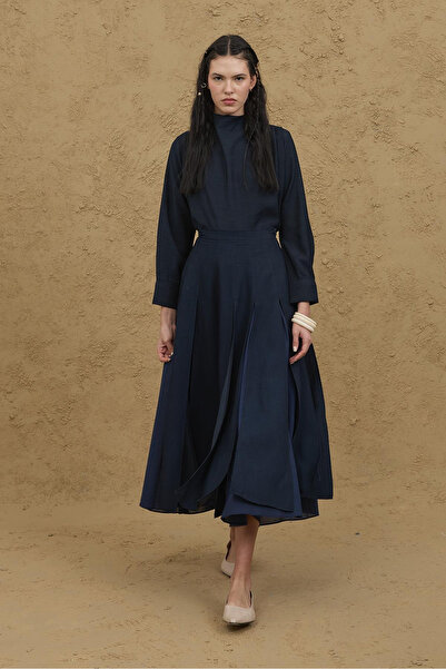 Fahhar Multi-Piece Skirt Navy Blue