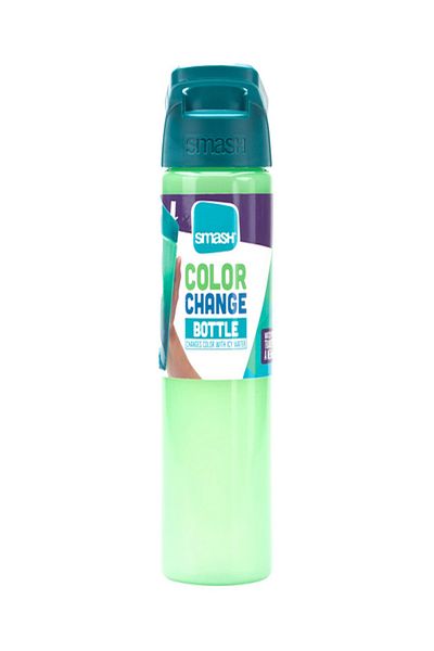 Smash Ergonomic Leak-Proof Lightweight Colour Changing Water Bottle Green 700ml