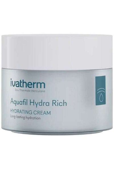 IVATHERM Aquafil Hydra Rich Moisturizing Cream, Ivatherm, for Dry and Dehydrated Skin, 50 ml