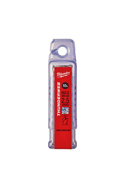 Milwaukee 2. 5x57 mm Thunderweb Serisi Metal Matkap Ucu - 10'lu MİLWAUKEE
