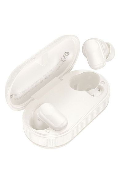 REDz Accessories Căști wireless, Hoco EQ19, Bluetooth, TWS, Intraauriculare, Alb lapte