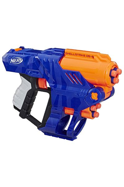 Hasbro Nerf N-Strike Elite Shellstrike DS-6 Blaster with 6 projectiles