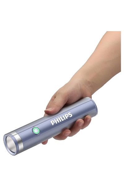 Philips 400/350 Lumens Multi-Functional Rechargeable Flashlight