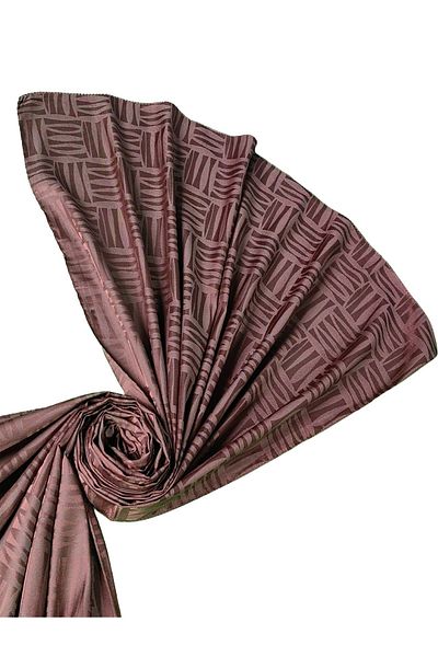 mim eşarp Silky Textured Jacquard Geometric Patterned Shawl 75X190 cm