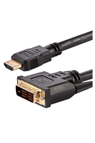 startech StarTech HDMIDVIMM6 cable, HDMI, DVI-D, 1.8m (Black)