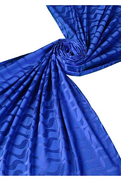 mim eşarp Şal cu model Waterway Jacquard cu textura mătăsoasă 75x190 cm