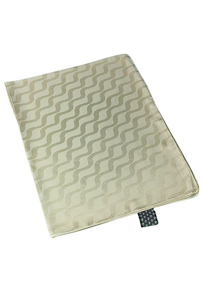 mim eşarp Σάλι με μοτίβο Waterway Jacquard με μεταξένια υφή 75x190 cm