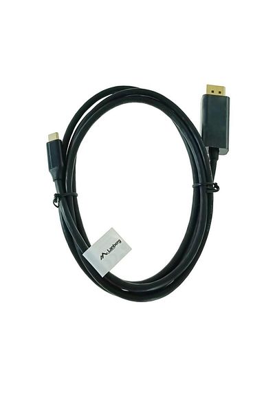 Lanberg Cablu video Lanberg CA-CMDP-10CU-0018-BK, USB-C, DisplayPort, 1.8m, 4K/60Hz (Negru)