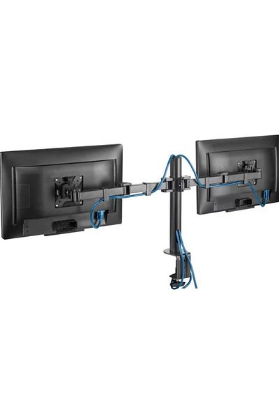 Hama Suport monitor birou HAMA Full Motion 118494, 13-35", 2 monitoare, reglabil, 15Kg