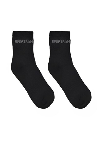 Cix Spor جوارب تنس سبورترون باللون الأسود