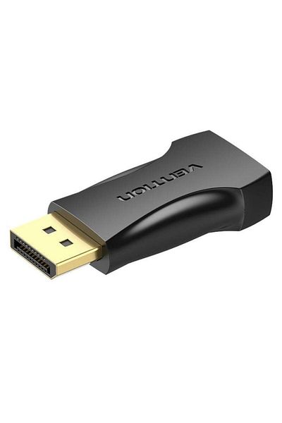 Vention Vention HBPB0 HDMI Adapter, HDMI Female to DisplayPort Male, 4K@30Hz (Black)