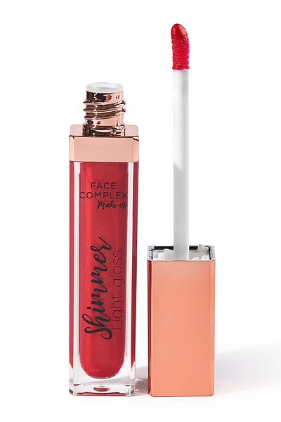 FACE COMPLEX Shimmer Light Gloss 06 With Light Mirror / Ruj Lichid Cu Oglindă Lumina - Italia