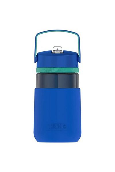 Thermos Kid's Tritan Hydration Bottle With Straw And Silicone Sleeve - Blue, 12oz