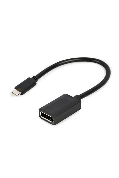 Gembird Adaptor Gembird A-CM-DPF-02, USB Type-C la DisplayPort, 4K, 0.15m (Negru)