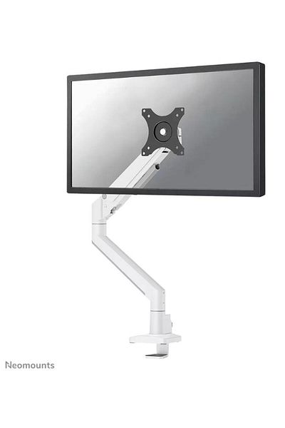 NEOMOUNTS NeoMounts DS70-250WH1 desk monitor stand, adjustable in height, swivel and tilt (White)