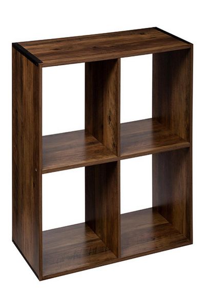 Five Simply Smart 4-Compartment Mix N Modul Wooden Storage Shelf