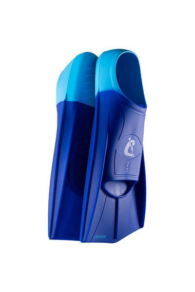 Cressi Vera Swimming and Diving Flippers Blue - Azure-S - 36/38