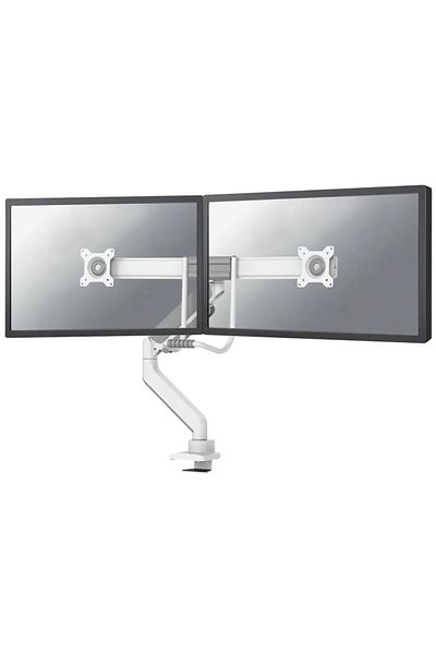 NEOMOUNTS Suport 2 monitoare Neomounts DS75-450WH2, 17"-32", 16 kg, VESA 75x75, 100x100 (Alb)
