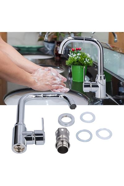 Shulze German Schülze Chrome Kitchen Sink Mixer with Mounting Hardware