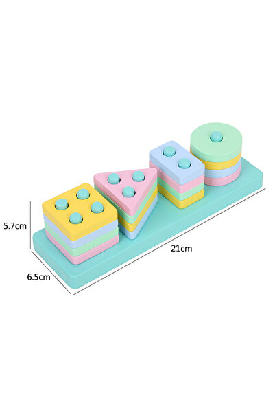 Factory Price - Macaron Wooden Rectangle Shape