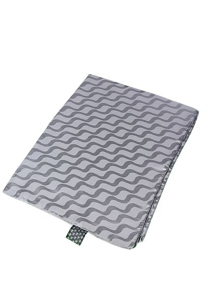 mim eşarp Silky Textured Jacquard Waterway Patterned Shawl 75X190 cm