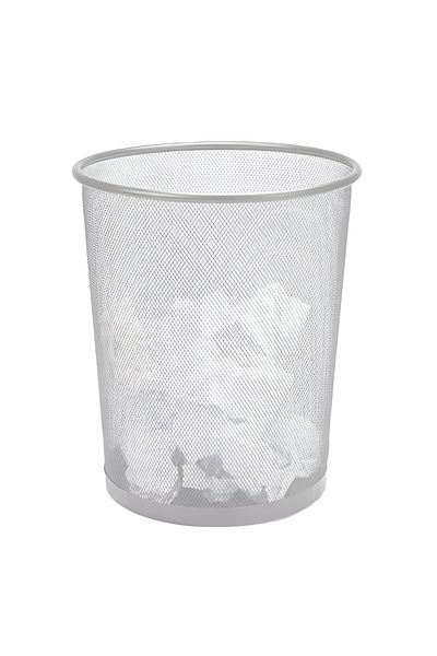 rexa Round Office Wastebasket Lightweight Mesh Trash Bin