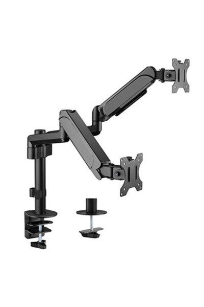 Gembird Suport 2 monitoare birou Gembird MA-DA2P-01, 17"-32", 9 kg (Negru)