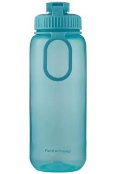 RUBBERMAID Water Bottle, Blue, 946ml