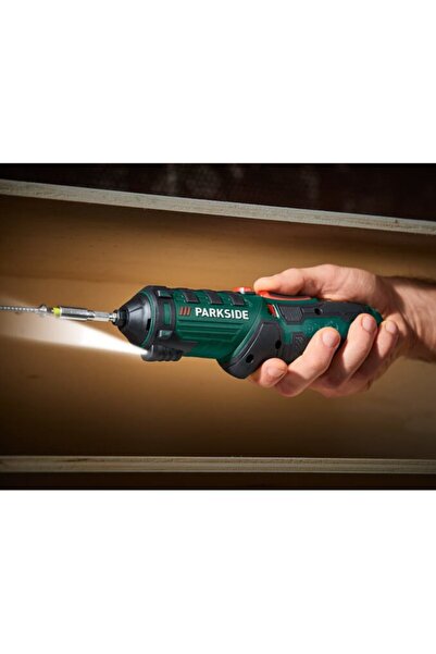 PARKSIDE Parkside cordless screwdriver, 4 V, 26 bits, 200 rpm, 10Nm, straight or pistol grip