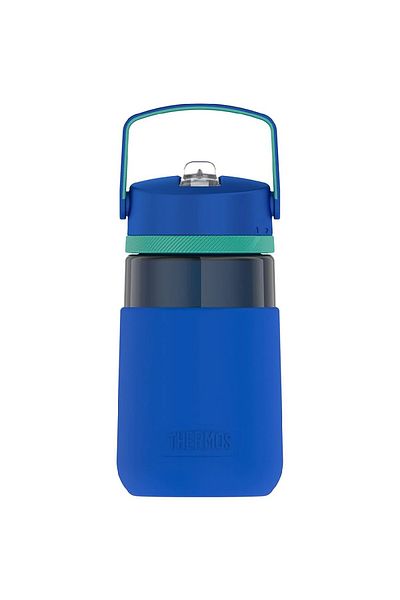 Thermos Kid's Tritan Hydration Bottle With Straw And Silicone Sleeve - Blue, 12oz