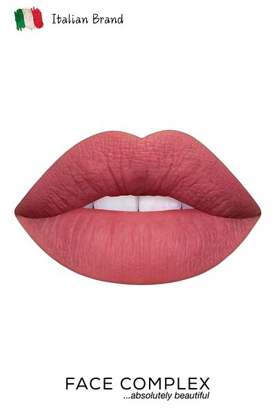 FACE COMPLEX Lip Set Tin 24h Tint Pencil, Set Cadou Ruj Lichid Creion Buze Rezistent La Apă 24h, Nr.05 - Italia