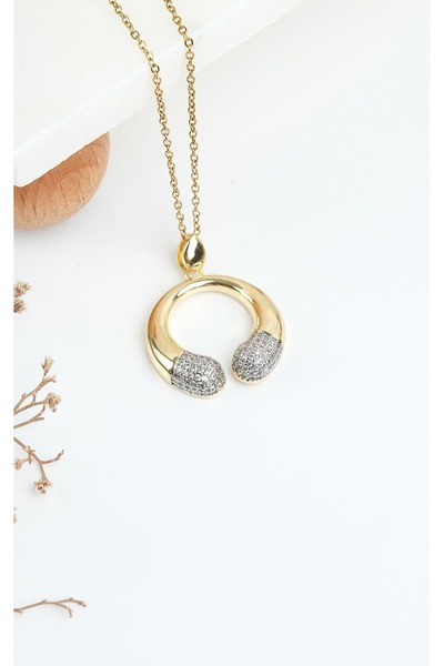 Jack Ferrero GOLD ÇELİK KADIN KOLYE (316L ÇELİK)